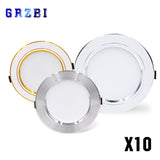Led Downlights 5W 9W 12W 15W 18W LED Ceiling Downlight Lamps 10pcs/lot AC 220V 230V 240V Led Ceiling Lamp Home Indoor Lighting