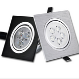 Dimmable 9W 15W 30W 42W COB LED Ceiling Lamp Spot Lights Square LED Recessed Downlights AC85~265V Room Lamps