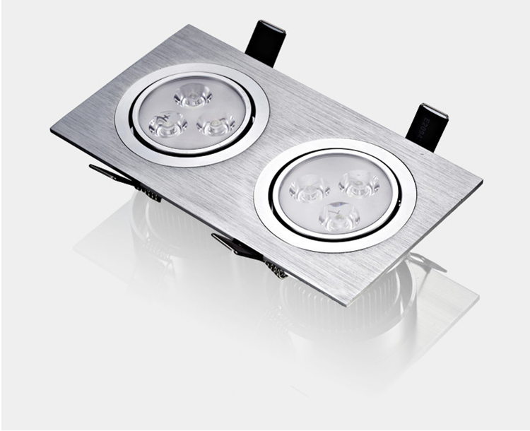 Dimmable 9W 15W 30W 42W COB LED Ceiling Lamp Spot Lights Square LED Recessed Downlights AC85~265V Room Lamps