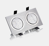 Dimmable 9W 15W 30W 42W COB LED Ceiling Lamp Spot Lights Square LED Recessed Downlights AC85~265V Room Lamps