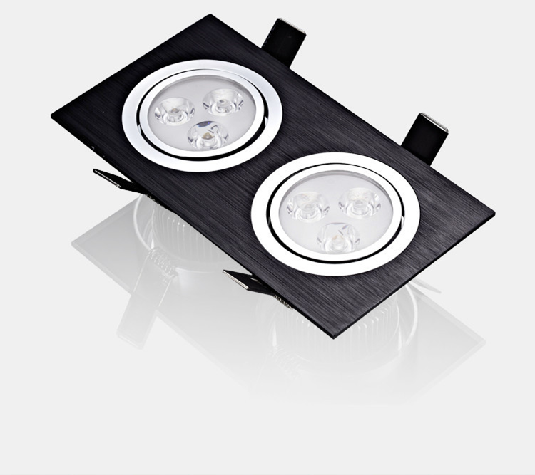 Dimmable 9W 15W 30W 42W COB LED Ceiling Lamp Spot Lights Square LED Recessed Downlights AC85~265V Room Lamps