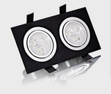Dimmable 9W 15W 30W 42W COB LED Ceiling Lamp Spot Lights Square LED Recessed Downlights AC85~265V Room Lamps