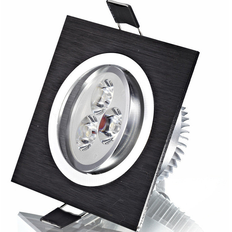 Dimmable 9W 15W 30W 42W COB LED Ceiling Lamp Spot Lights Square LED Recessed Downlights AC85~265V Room Lamps