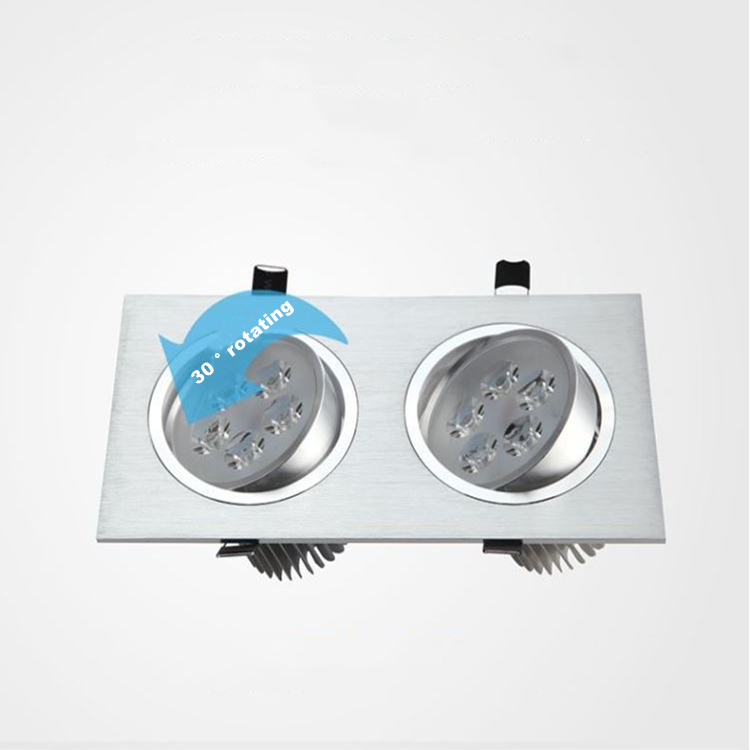 Dimmable 9W 15W 30W 42W COB LED Ceiling Lamp Spot Lights Square LED Recessed Downlights AC85~265V Room Lamps