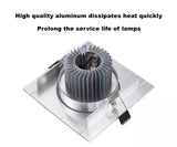Dimmable 9W 15W 30W 42W COB LED Ceiling Lamp Spot Lights Square LED Recessed Downlights AC85~265V Room Lamps