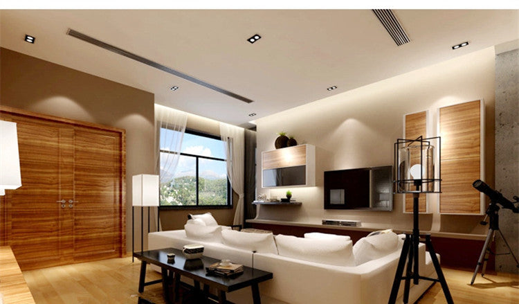 Dimmable 9W 15W 30W 42W COB LED Ceiling Lamp Spot Lights Square LED Recessed Downlights AC85~265V Room Lamps