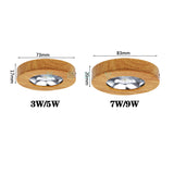 LED Downlight Mini Surface Mounted 3W 5W 7W 9W Panel Spot Light Ultra Thin Indoor Lighting Home Kitchen Cabinet Lamp 220V