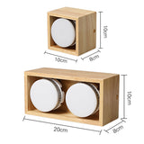 Modern Downlight LED Surface Mounted Ceiling Light Square Wood Color 9W 18W Spotlight For Dining Living Room