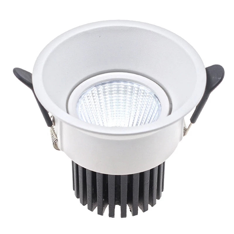 Dimmable LED downlight, 7W, 10W, 12W, 85-265V, COB, dimmable COB spotlight, downlight, ceiling light