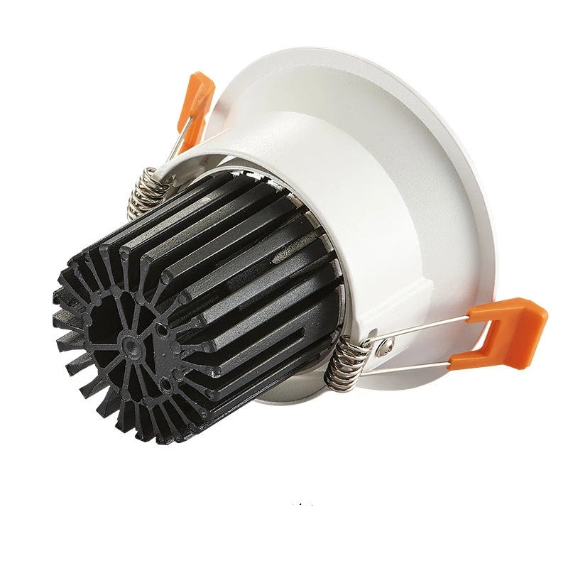 Dimmable LED downlight, 7W, 10W, 12W, 85-265V, COB, dimmable COB spotlight, downlight, ceiling light