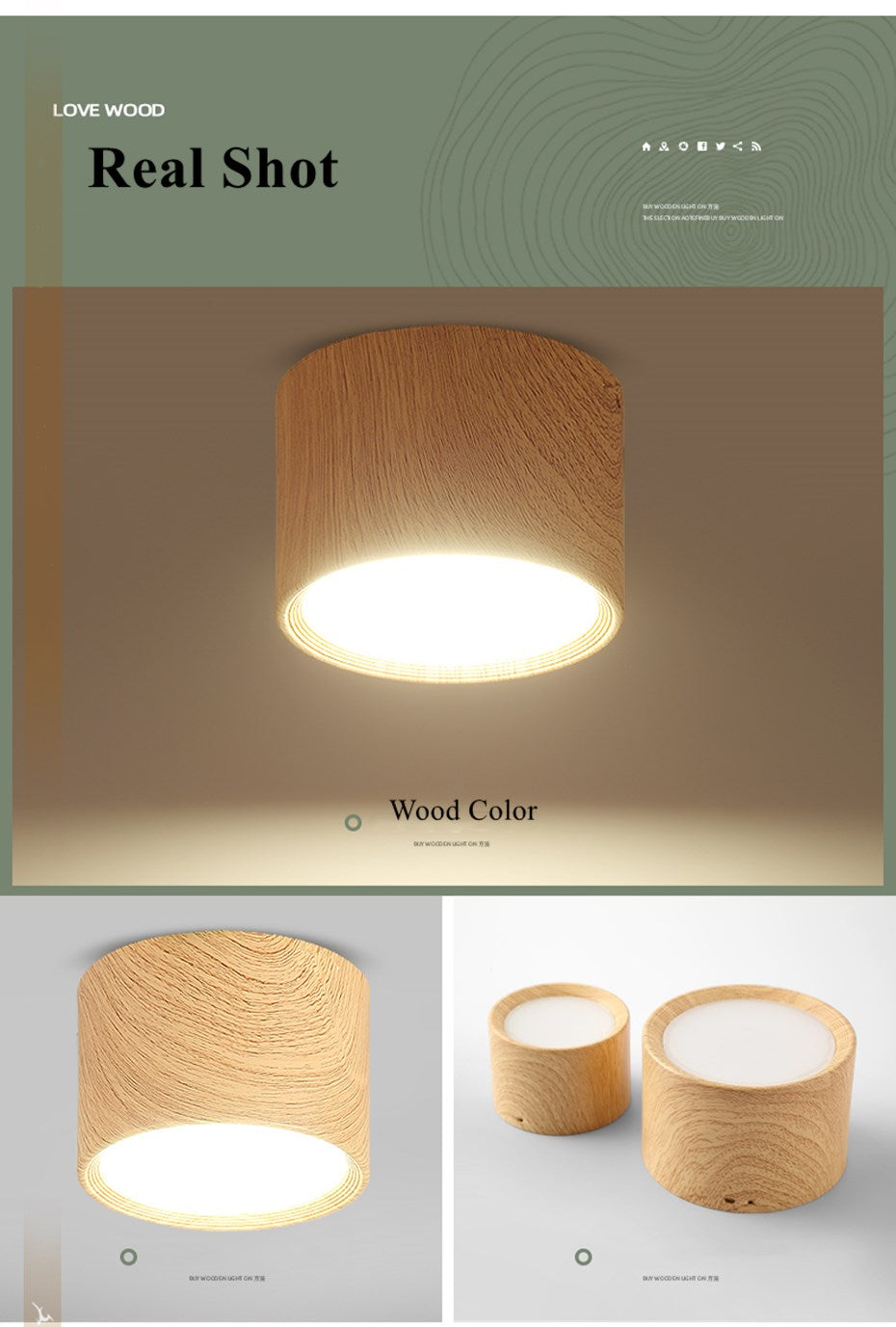 Led Surface Mounted Ceiling Downlight Dimmable Led Ceiling Light 5W 12W 15W Dimmable Spot Led Indoor Lighting For Living Room