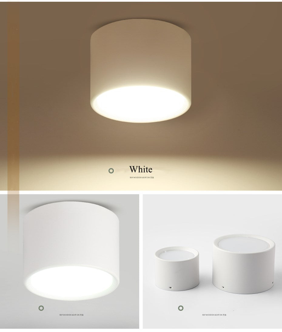 Led Surface Mounted Ceiling Downlight Dimmable Led Ceiling Light 5W 12W 15W Dimmable Spot Led Indoor Lighting For Living Room