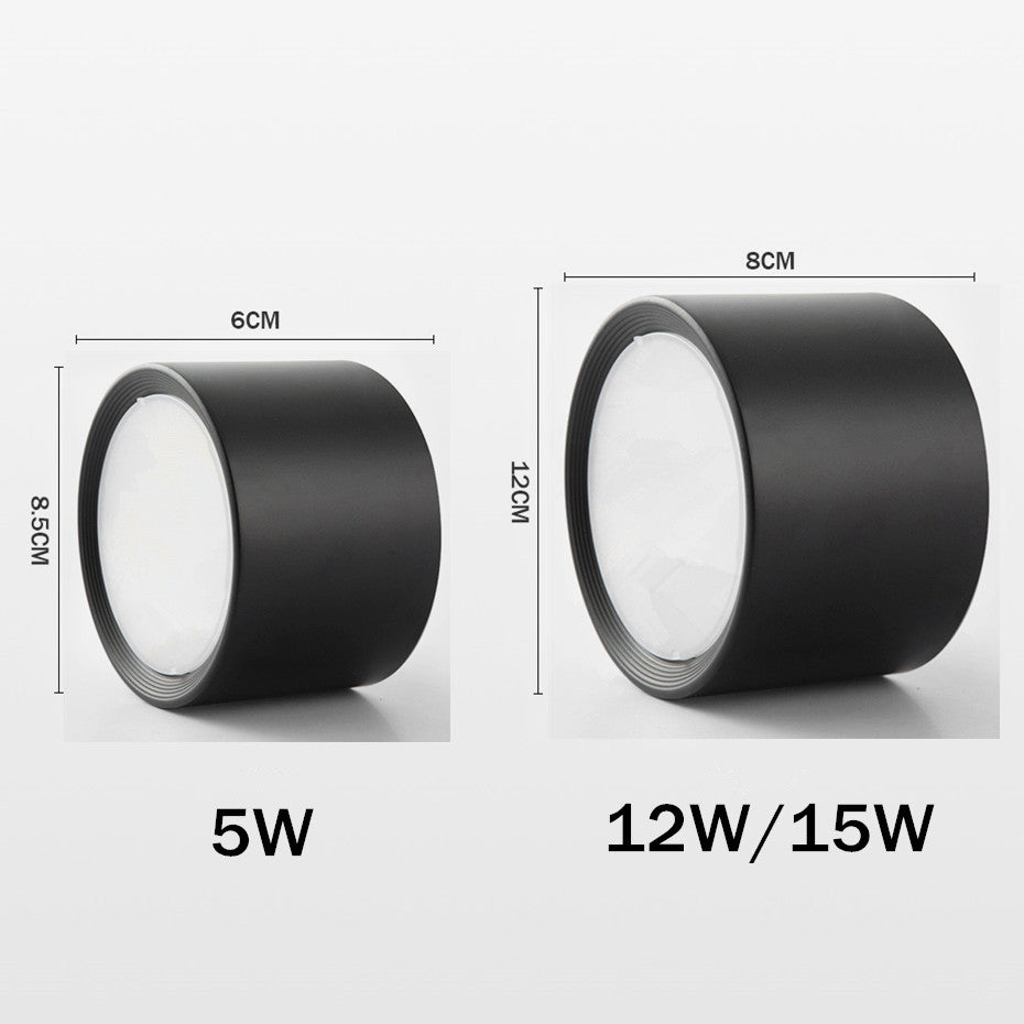 Led Surface Mounted Ceiling Downlight Dimmable Led Ceiling Light 5W 12W 15W Dimmable Spot Led Indoor Lighting For Living Room