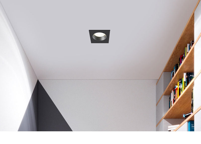 QIUBOSS Dimmable LED Embedded Downlights Bedroom 220V Led Spotlights COB Ceiling Lamps 7W 15W Recessed Light for Indoor Lighting