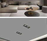 QIUBOSS Dimmable LED Embedded Downlights Bedroom 220V Led Spotlights COB Ceiling Lamps 7W 15W Recessed Light for Indoor Lighting