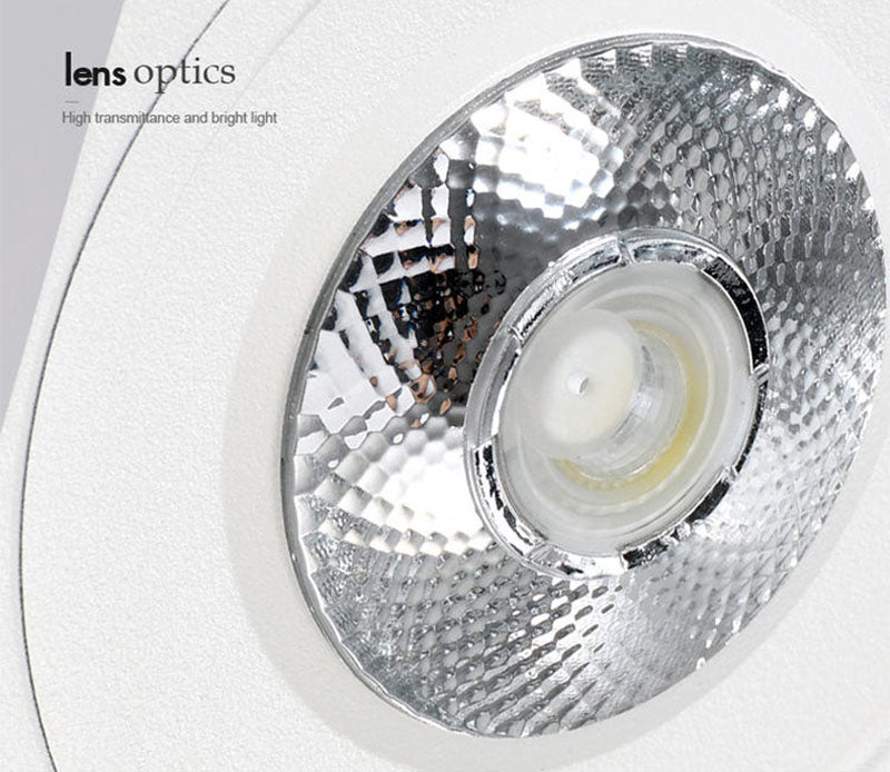 Angle Adjustable Folding Square Surface Mounted Downlight Ceiling Lamp 7W 10W 12W LED COB Spot Light AC220V 230V Ceiling Light