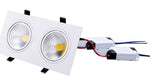 Square Recessed LED COB Downlight LED Spot light decoration Rotatable 5w 10w 20w Ceiling Lamp