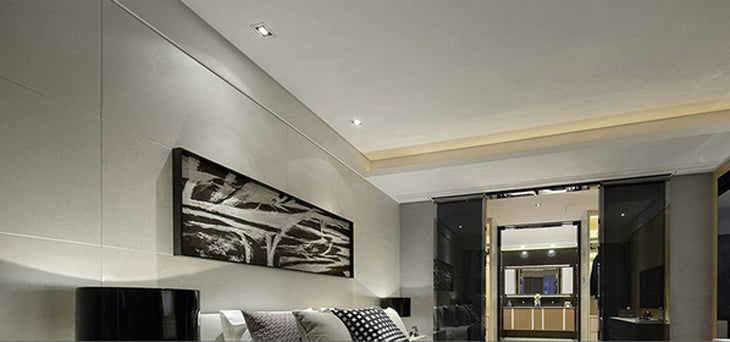 Square Recessed LED COB Downlight LED Spot light decoration Rotatable 5w 10w 20w Ceiling Lamp