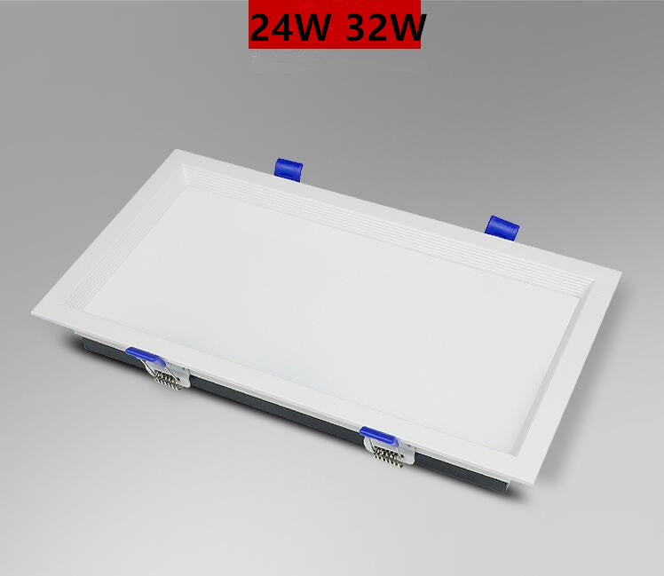 Dimmable LED Panel Recessed Led Downlight  12W 18W 24W 32W Square Spot Light Led Ceiling Lamp AC85-240V