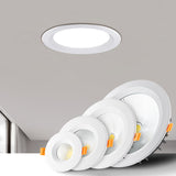LED Downlight Recessed Round Aluminum LED Ceiling Lamp High Brightness 7W 10W 15W 20W 30W 36W Spotlight Warm Cold White 220-240V