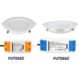 Miboxer 6W/12W RGB+CCT LED Downlight (Zigbee 3.0) Ceiling Light Round Panel Lamp Zigbee 3.0 Remote/APP/Voice Control AC100~240V