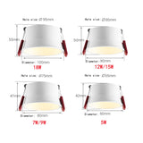 Dimmable Led Downlight Light Ceiling Spot Light 5W 7W 9W 12W 15W 18W  85-265V Recessed Lights Indoor Lighting