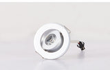 1W Mini led Downlight Cabinet Recessed Spot light led Driver Pure Nature Warm white and White Silver Black body AC85-265V