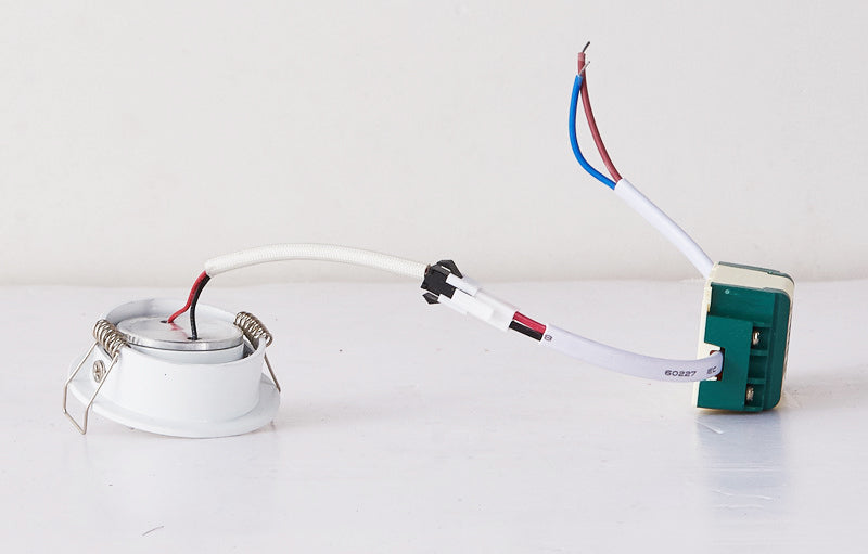 1W Mini led Downlight Cabinet Recessed Spot light led Driver Pure Nature Warm white and White Silver Black body AC85-265V