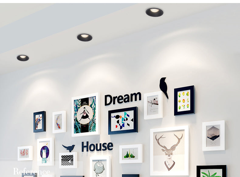 LED downlight recessed led ceiling down lights 3W 5W 7W 10W 12W Hotel lamp COB led spot light for living room AC 85-265V