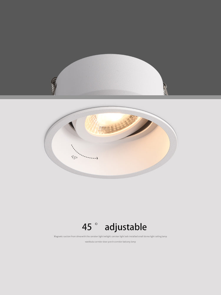 BRGT LED Spot Lights Recessed Downlight Aluminum Ceiling 5W 7W 12W 20W Cut Size 75mm Focus Lamp 110V 220V For Kitchen Home Indoor Lighting