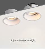 BRGT LED Spot Lights Recessed Downlight Aluminum Ceiling 5W 7W 12W 20W Cut Size 75mm Focus Lamp 110V 220V For Kitchen Home Indoor Lighting