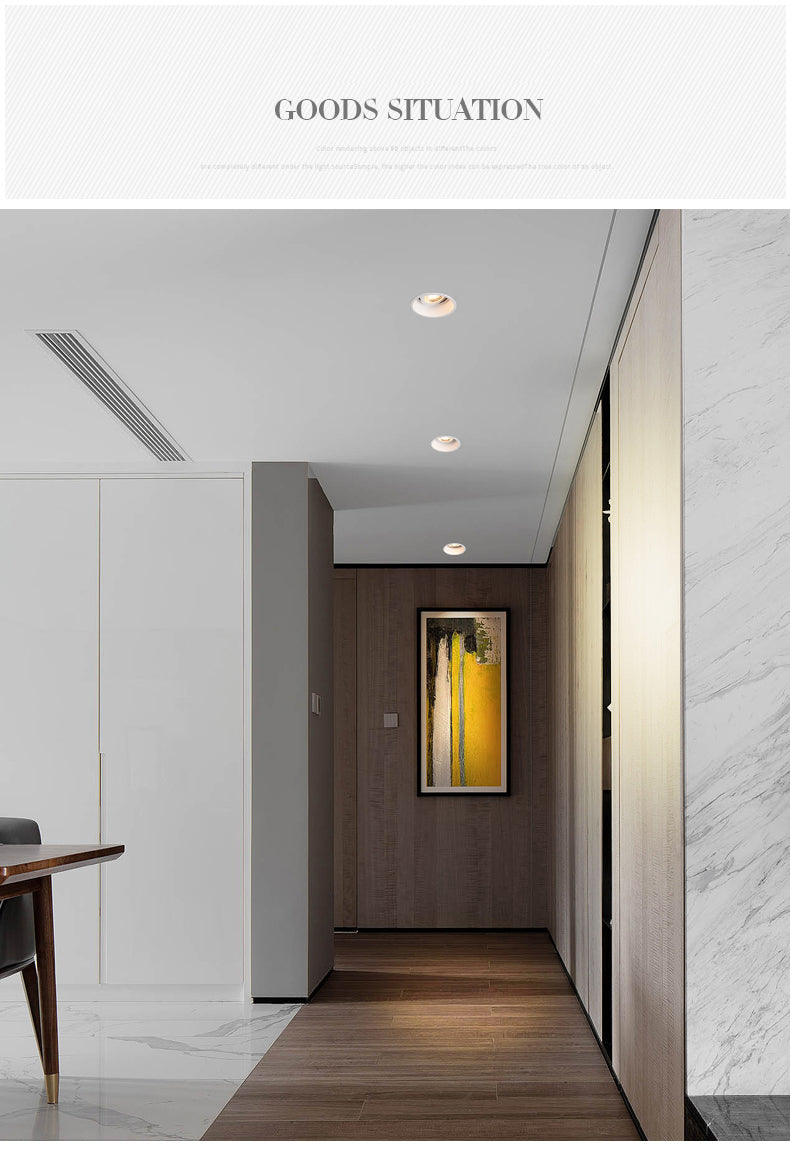 BRGT LED Spot Lights Recessed Downlight Aluminum Ceiling 5W 7W 12W 20W Cut Size 75mm Focus Lamp 110V 220V For Kitchen Home Indoor Lighting