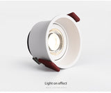 BRGT LED Spot Lights Recessed Downlight Aluminum Ceiling 5W 7W 12W 20W Cut Size 75mm Focus Lamp 110V 220V For Kitchen Home Indoor Lighting