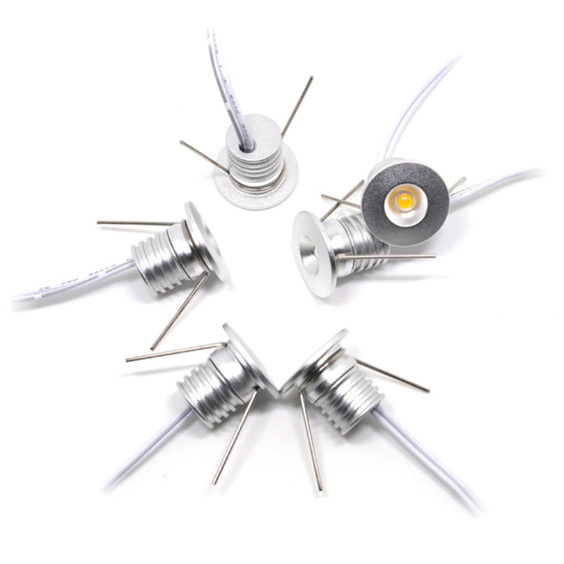 NEW Super MINI 1W x 6pcs 6W LED Downlights Under Cabinet Light Spotlight For Jewelry Lighting Night Lamp