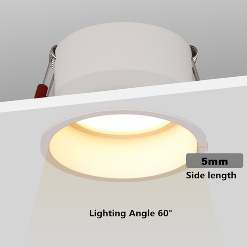 Dimmable LED COB Recessed Downlight 3w 5W 7W 12W 15W 18w Round White LED Ceiling Spot Light