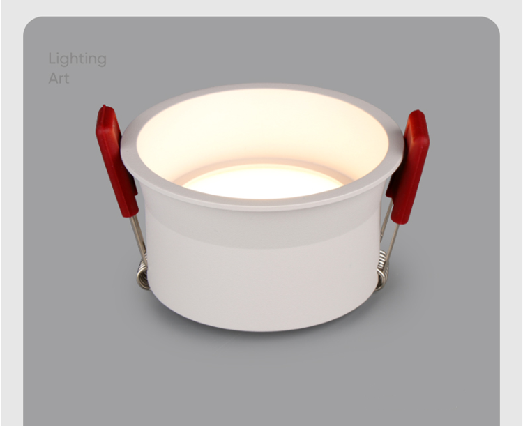 Dimmable LED COB Recessed Downlight 3w 5W 7W 12W 15W 18w Round White LED Ceiling Spot Light