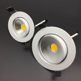 Dimmable Led downlight light COB Ceiling Spot Light 3w 5w 7w 12w 85-265V ceiling recessed Lights Indoor Lighting