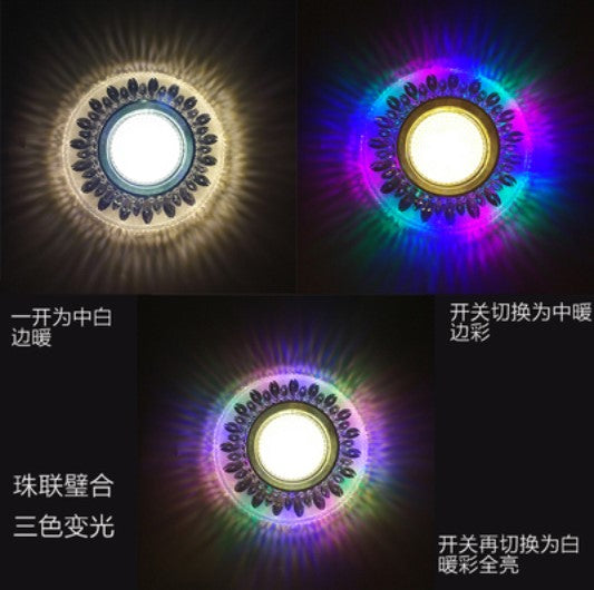 Led Downlights Recessed Ceiling Spot Light Lamps 3W Embedded LED Downlights Home Decoration Light