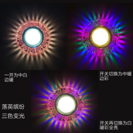 Led Downlights Recessed Ceiling Spot Light Lamps 3W Embedded LED Downlights Home Decoration Light