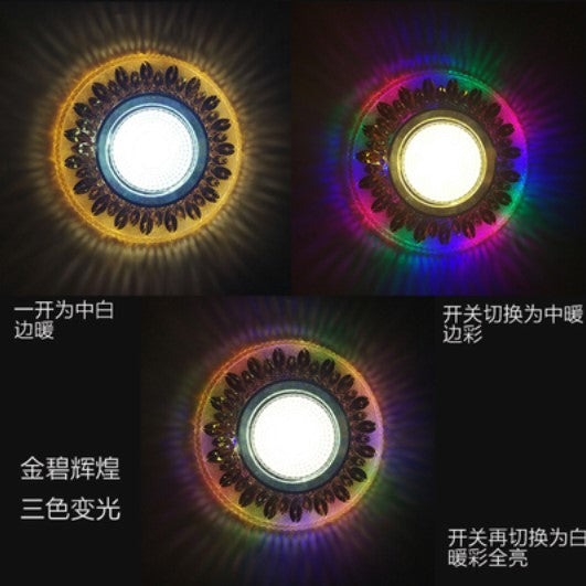 Led Downlights Recessed Ceiling Spot Light Lamps 3W Embedded LED Downlights Home Decoration Light