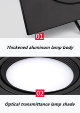 Square Bright Recessed Double LED Dimmable Downlight COB 14W 20W 24W LED Spot light Ceiling Lamp AC 85- 265V with Frosted lens