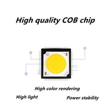 Square Bright Recessed Double LED Dimmable Downlight COB 14W 20W 24W LED Spot light Ceiling Lamp AC 85- 265V with Frosted lens