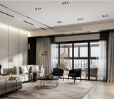 Square Bright Recessed Double LED Dimmable Downlight COB 14W 20W 24W LED Spot light Ceiling Lamp AC 85- 265V with Frosted lens