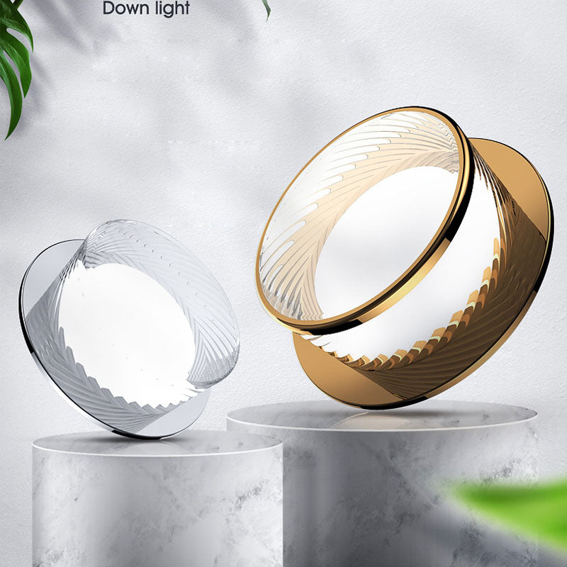 LED downlight golden warm light ceiling light round 5W/7W/9W/12W 110V 220V three-color variable