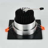 Recessed Square Dimmable LED Downlights 7W 9W 12W COB LED Ceiling Lamp AC85-265V Warm/Cold White LED Spot Lights Indoor Lighting