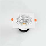 Recessed Square Dimmable LED Downlights 7W 9W 12W COB LED Ceiling Lamp AC85-265V Warm/Cold White LED Spot Lights Indoor Lighting