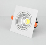 Recessed Square Dimmable LED Downlights 7W 9W 12W COB LED Ceiling Lamp AC85-265V Warm/Cold White LED Spot Lights Indoor Lighting