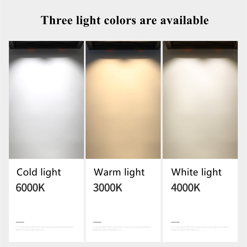 QIUBOSS Dimmable LED Recessed Downlights 220V Led Embedded Spotlights 10W 20W COB Ceiling Lamp Square Lighting Lights for Indoor