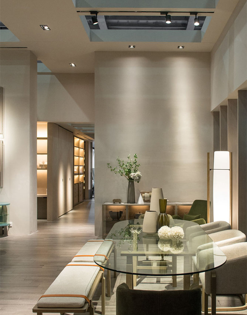 QIUBOSS Dimmable LED Recessed Downlights 220V Led Embedded Spotlights 10W 20W COB Ceiling Lamp Square Lighting Lights for Indoor