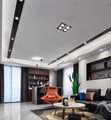 QIUBOSS Dimmable LED Recessed Downlights 220V Led Embedded Spotlights 10W 20W COB Ceiling Lamp Square Lighting Lights for Indoor